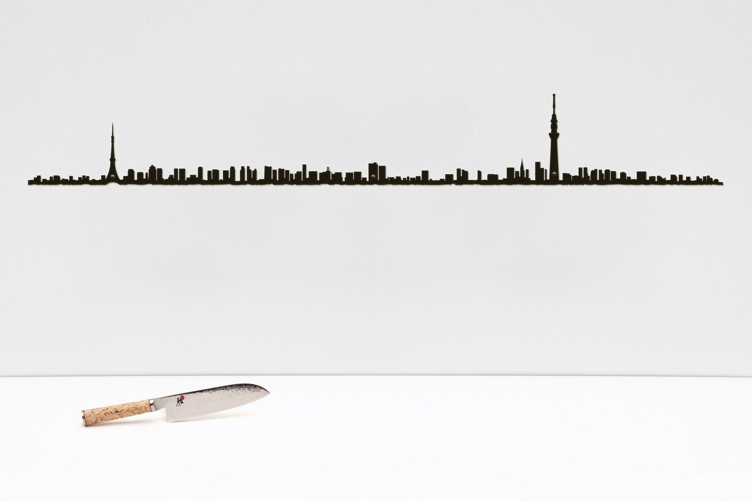 The Line, 49.25" XL City Skyline Silhouette, London, Decorative,