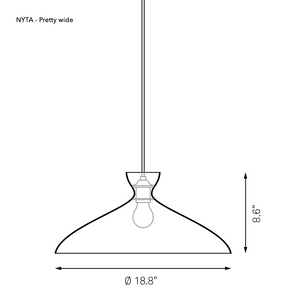 NYTA, Pretty Pendant Lamp, white, Pendant,