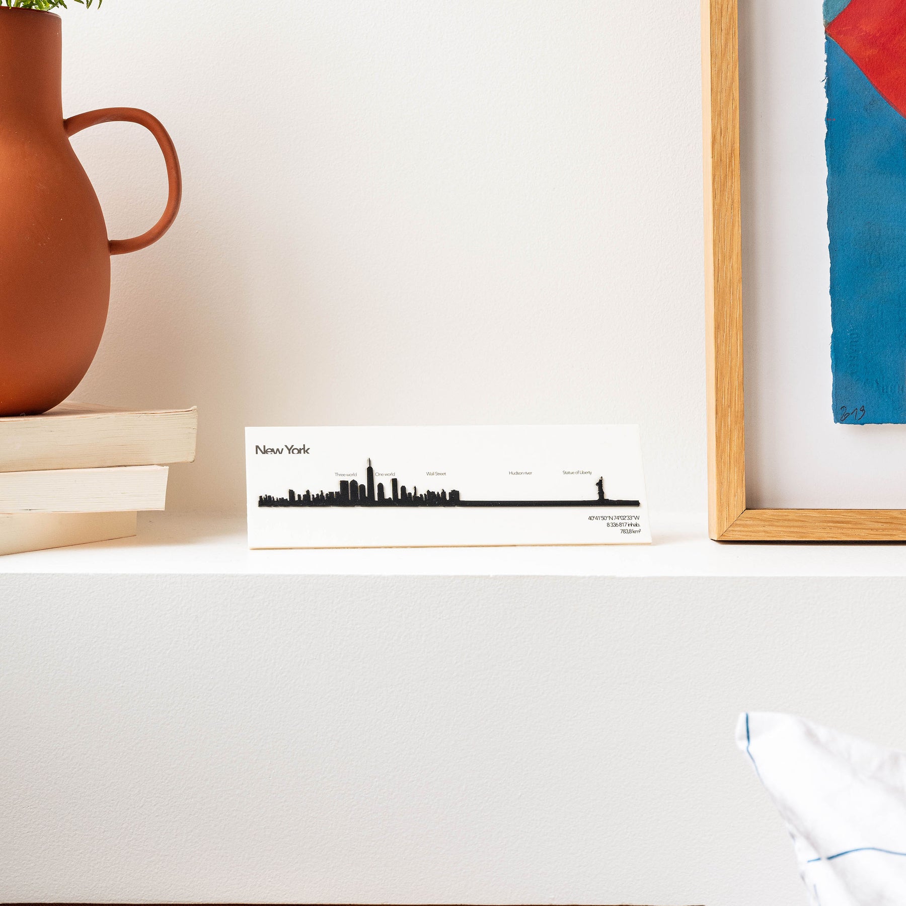 The Line, 7.5" City Skyline Silhouette Mini, London, Decorative,