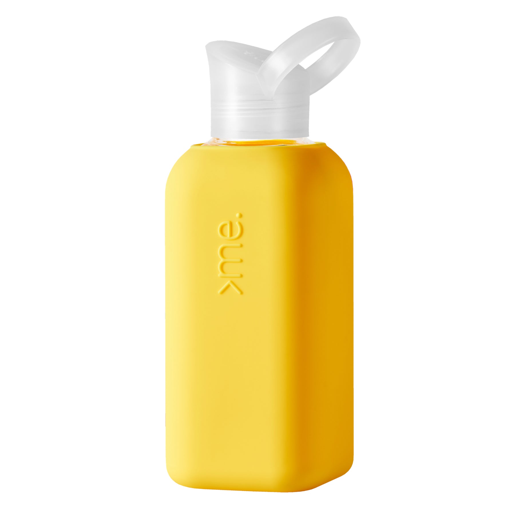 Squireme, Glass Bottle with Silicone Sleeve, Water Bottle,