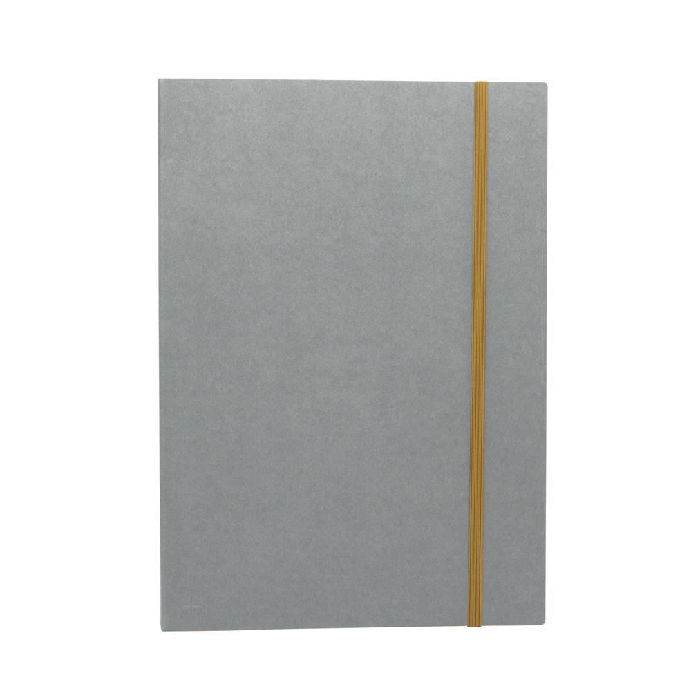 Yamazakura, Accordion Notebook A4, Ash Grid front / Blank back, Notebook,