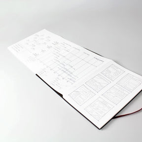 Yamazakura, Accordion Notebook A4, Craft Blank, Notebook,