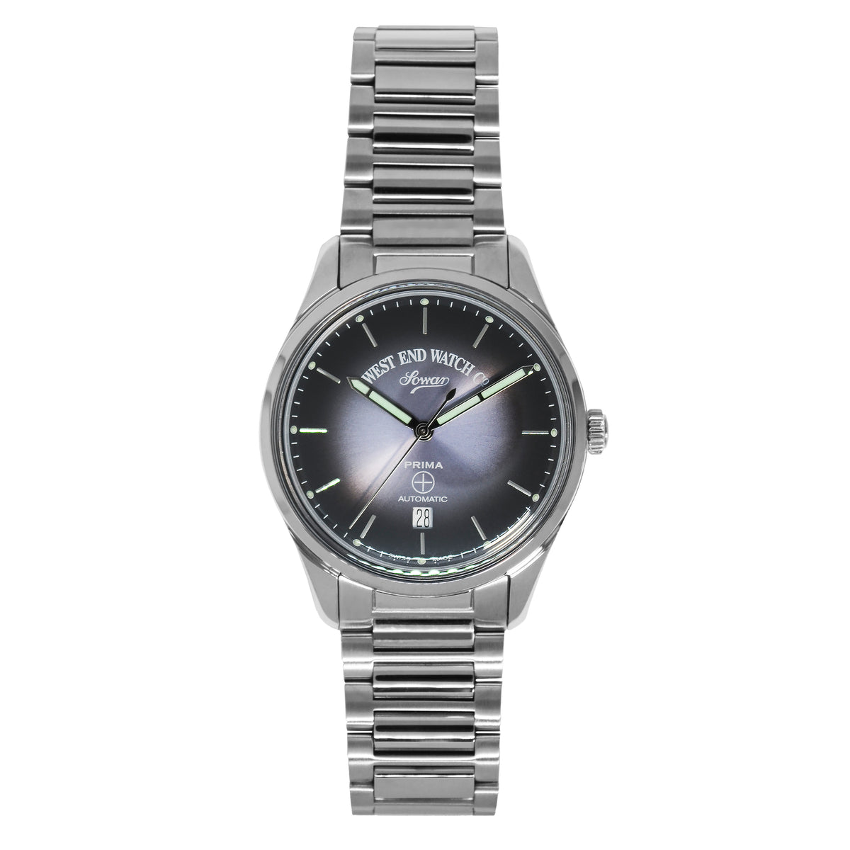 West End Watch Co., Sowar Steel Grey Dial, Analog Watch,