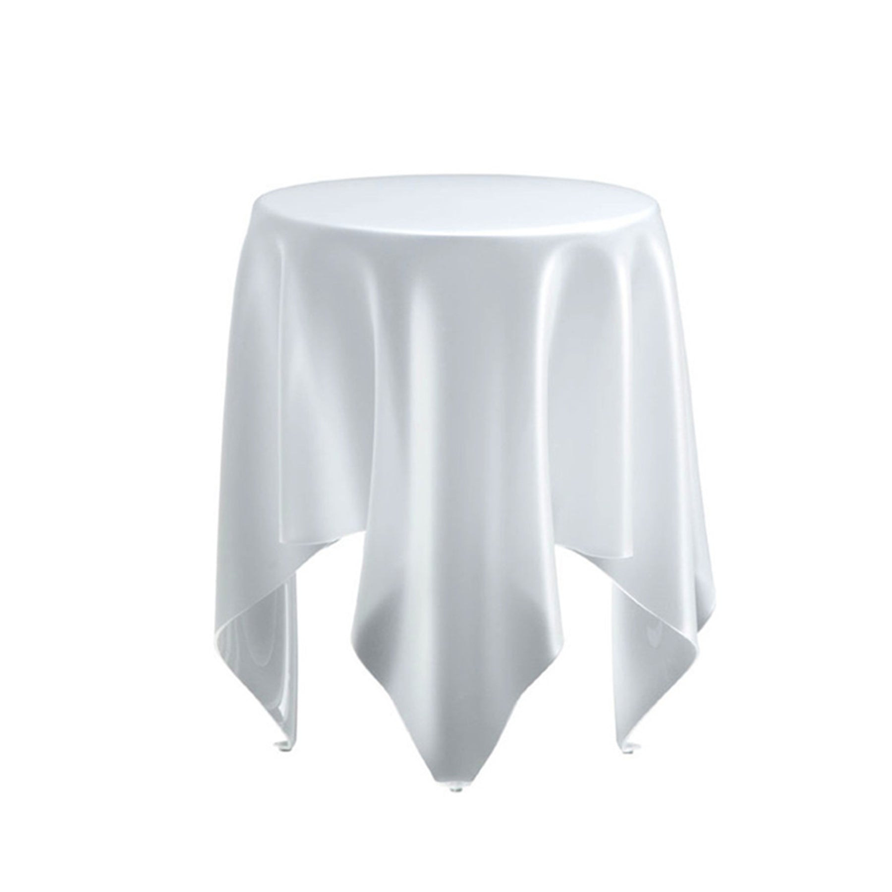 Essey, Illusion Table Ice White Small, Furniture, John Brauer,