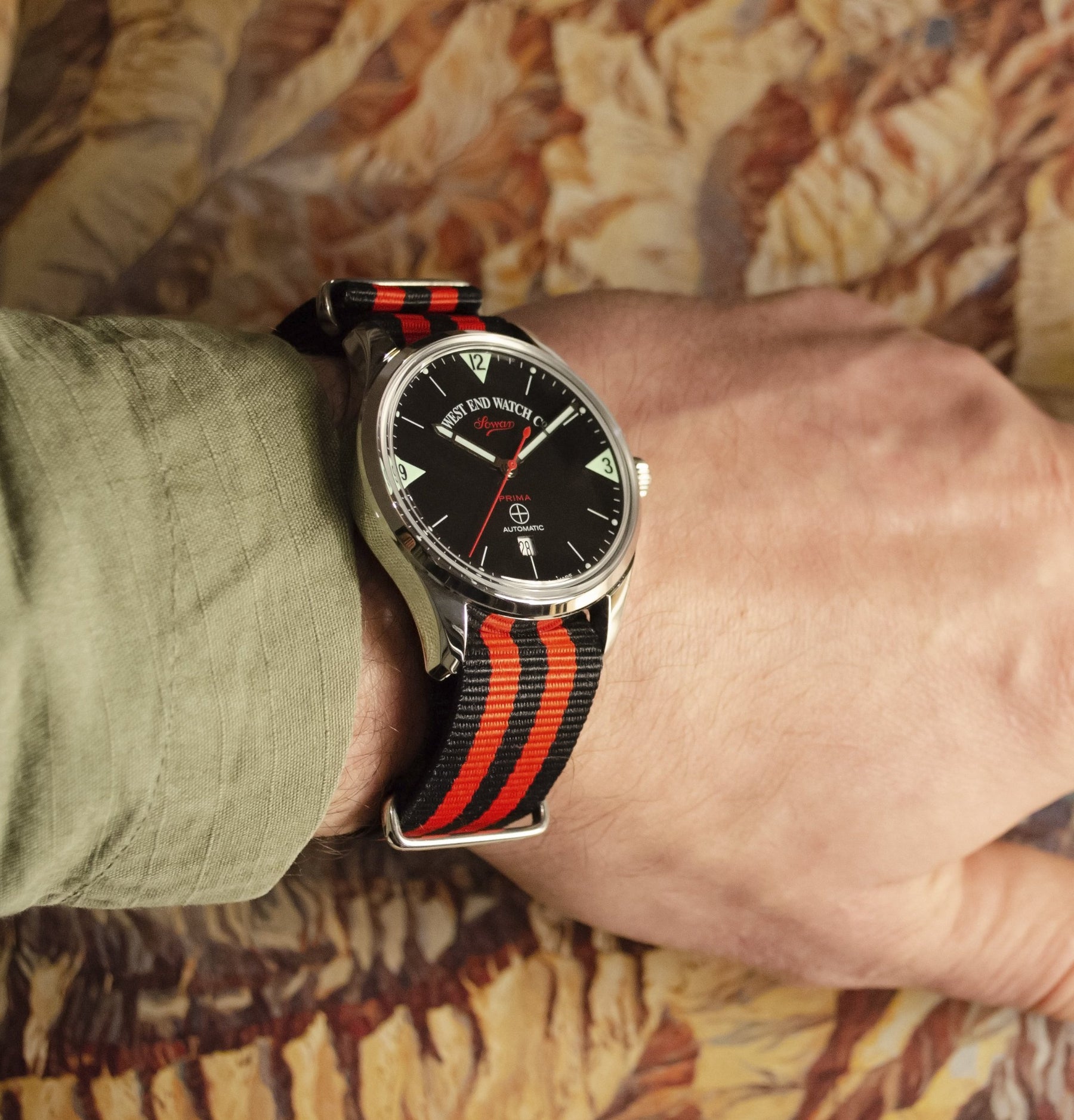West End Watch Co., Sowar Prima Black Dial, Analog Watch,
