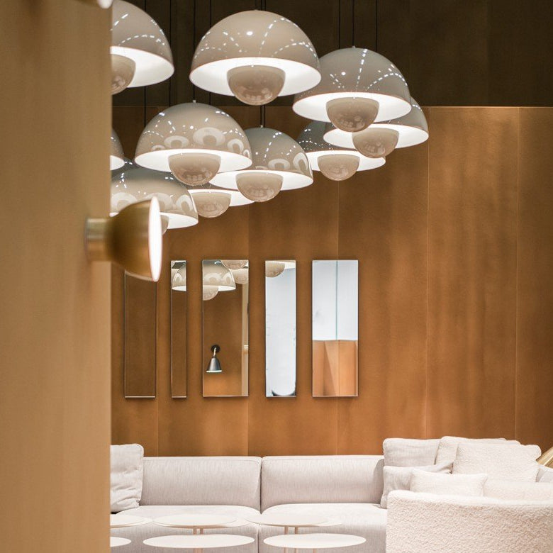 &Tradition, Flowerpot Pendant VP2, Matte White, Pendant, Verner Panton