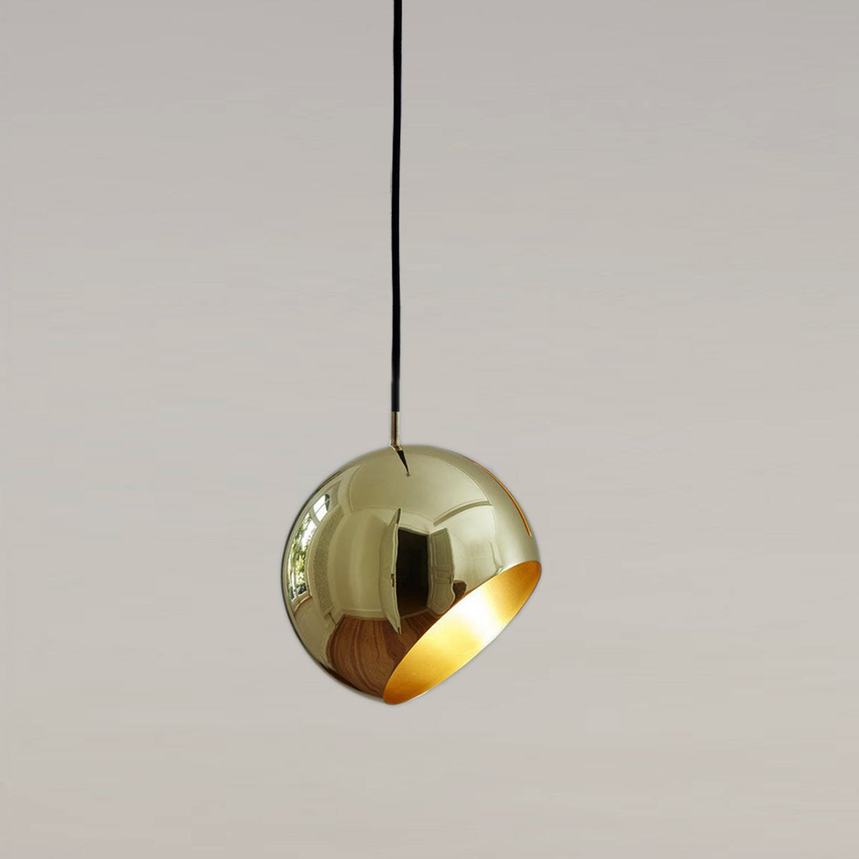 NYTA, Tilt Globe Pendant Brass, Pendant, Fabian Maier, Johannes Marmon and Johannes Müller, founders of NYTA,