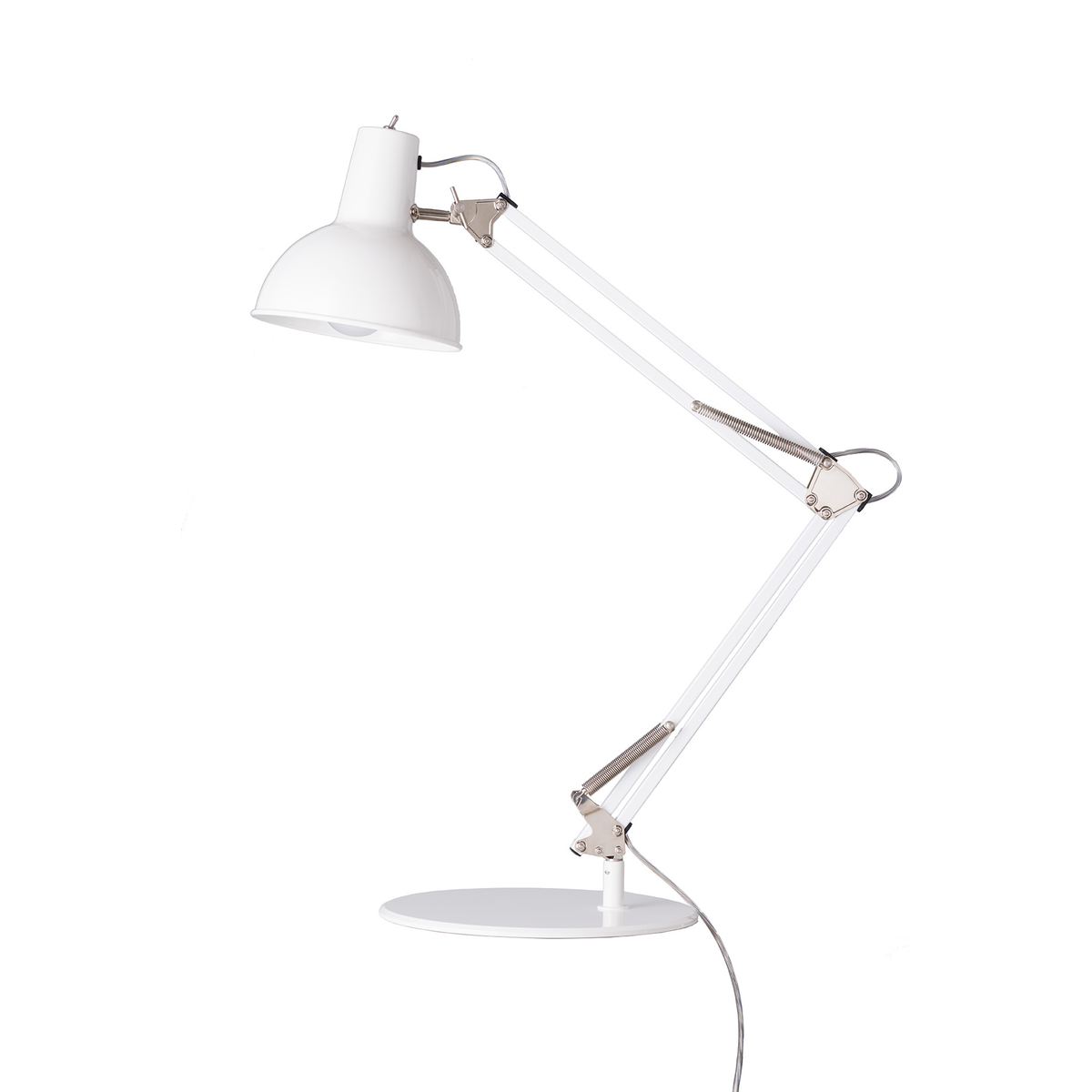 Midgard, Spring Balanced Table Lamp, White, Table / Task,