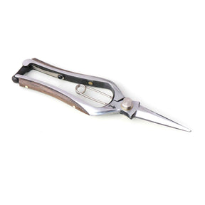 T103 Home & Garden Snips, Symmetrical - Walnut Wood Grip