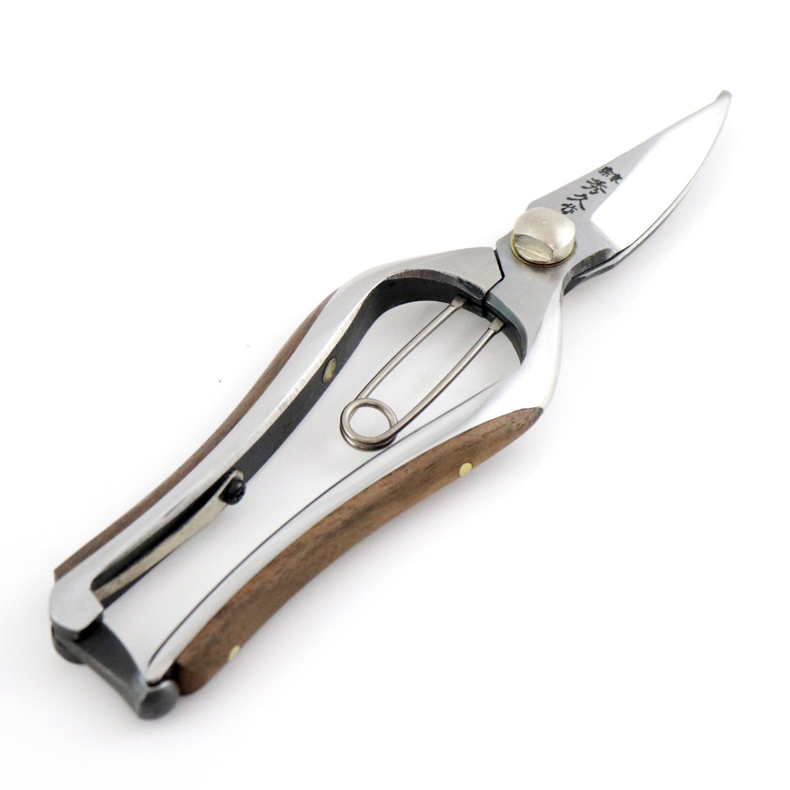 T102 Pruning Shears, Multi-Purpose - Walnut Wood Grip