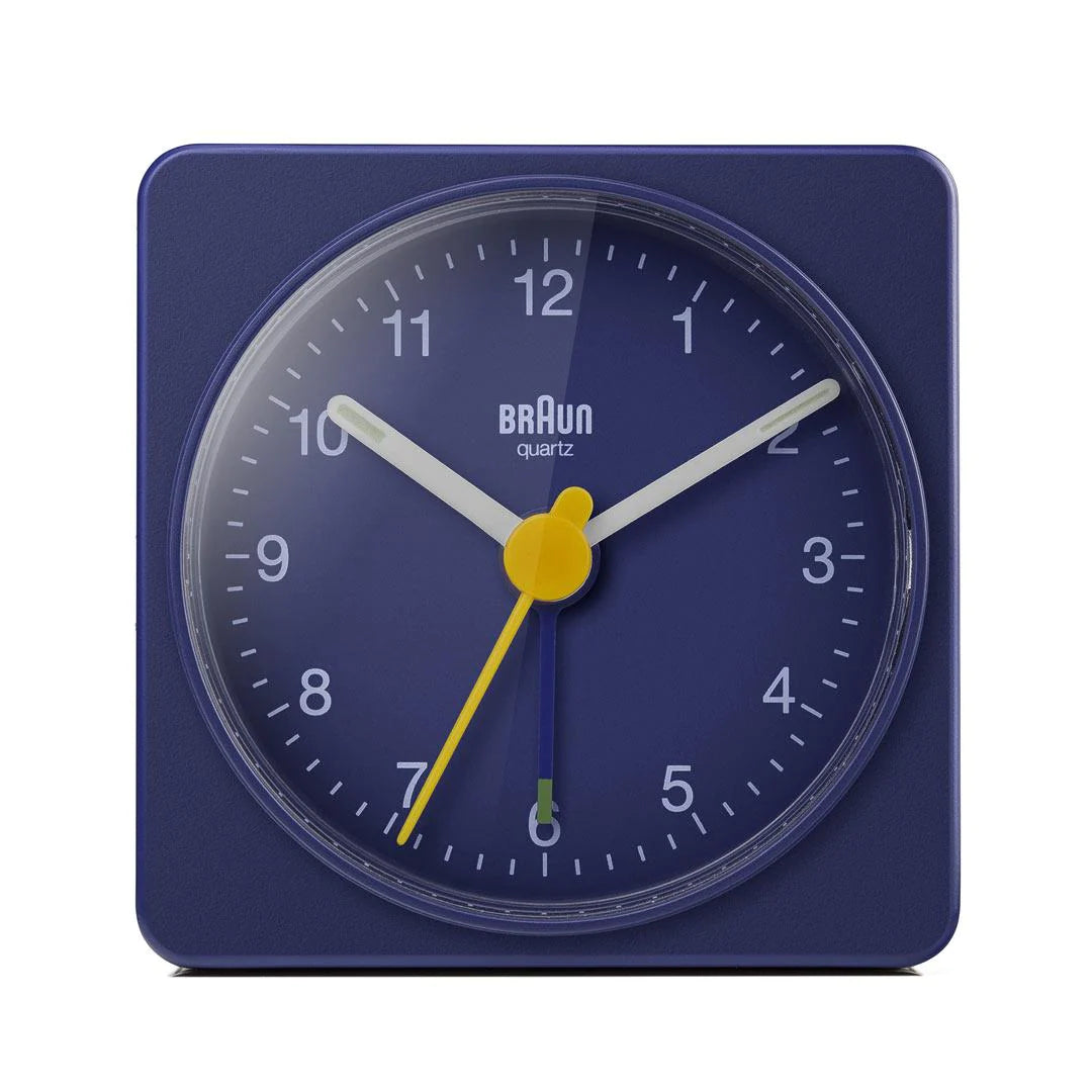Braun, Travel Alarm Clock BC02, Blue, Alarm Clock,
