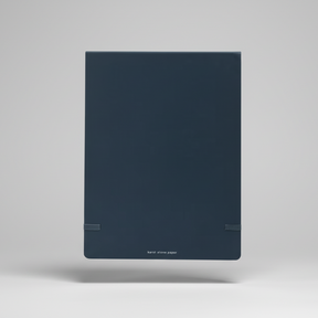 Dark gray electronic device with visible branding on a white background