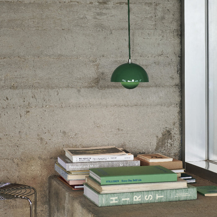 &Tradition, Flowerpot Pendant VP10, Signal Green, Pendant,  Verner Panton