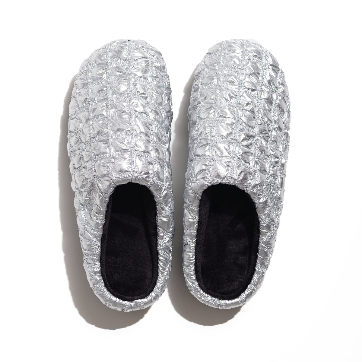 Fall & Winter Concept Slippers - Bumpy Silver