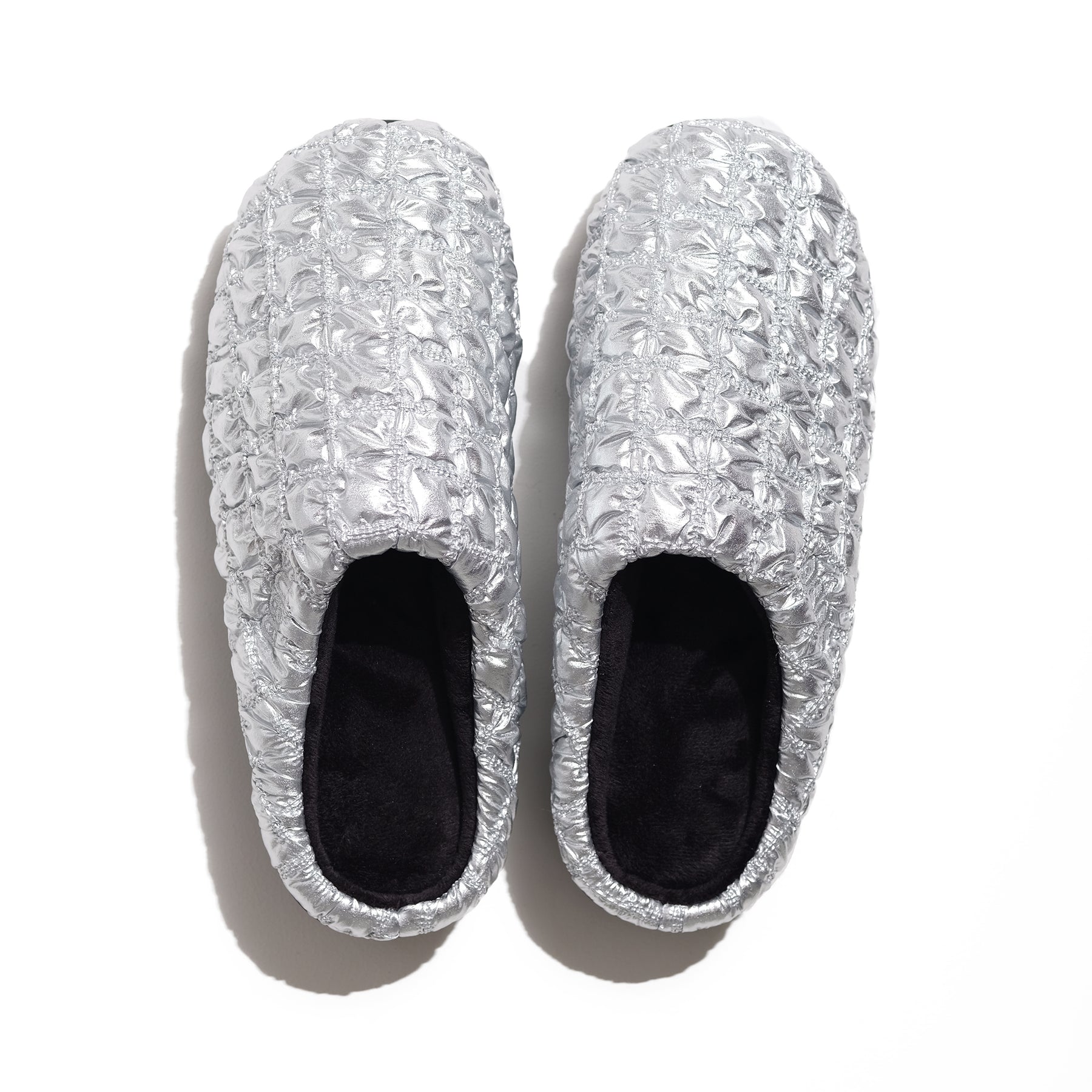 SUBU  Fall & Winter Concept Slippers - Bumpy Silver