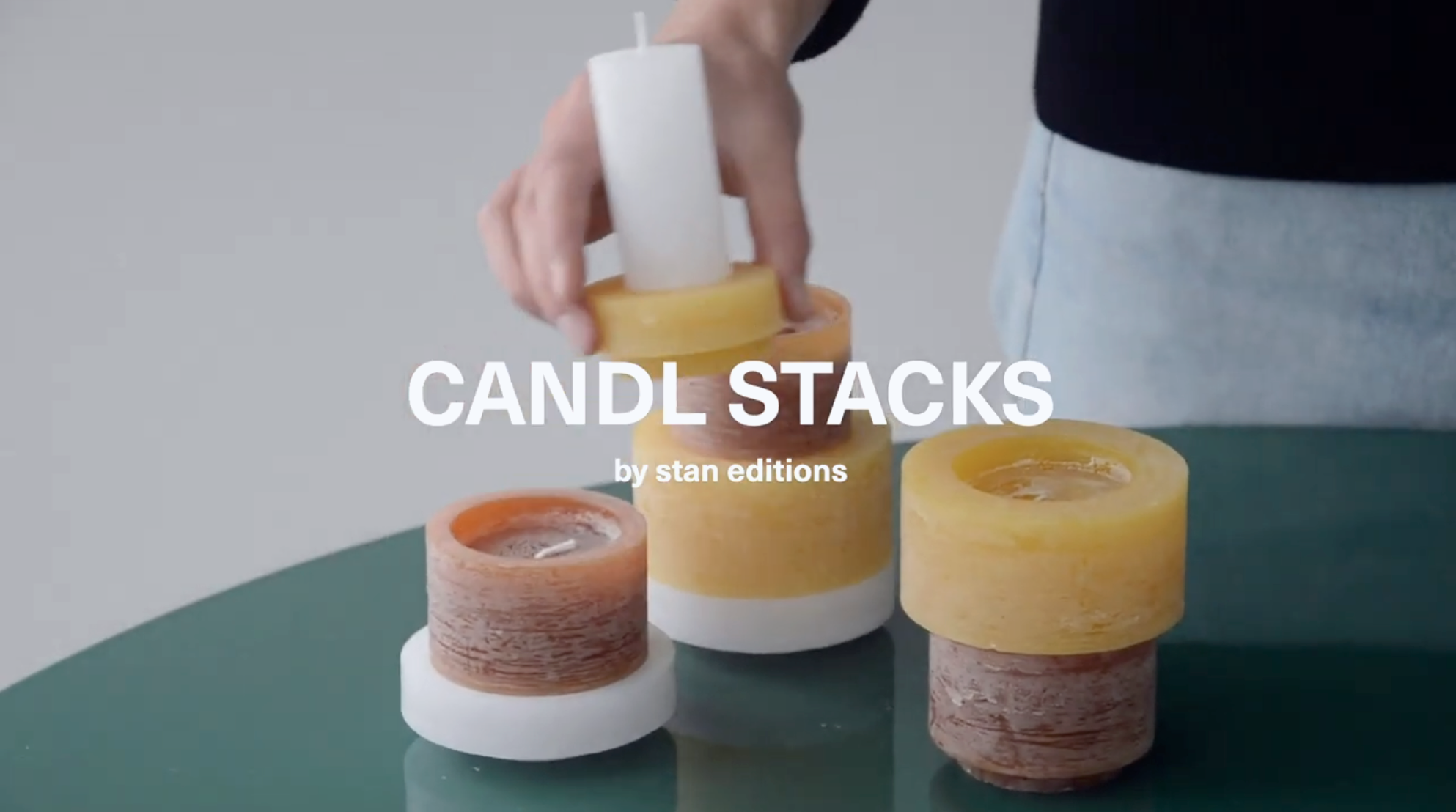 Stan Editions, Stackable Candles, Candles, Stan Verestrate,