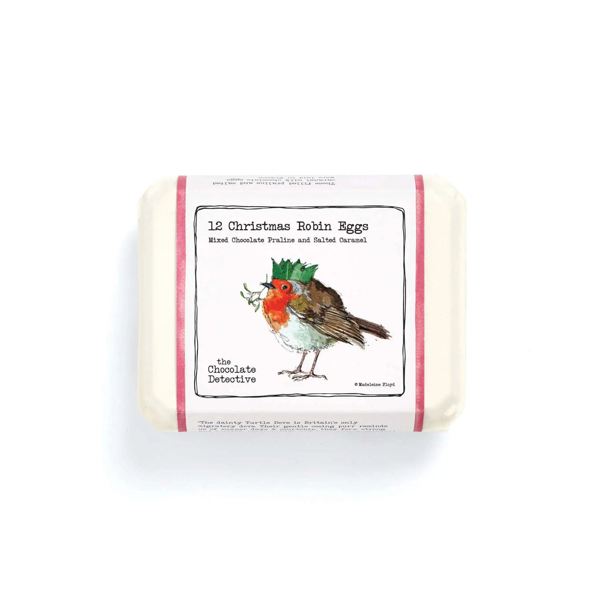 Christmas Robin Dove with Assorted Praline and Caramel