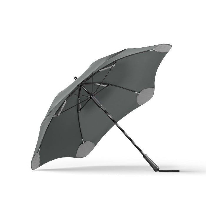 Charcoal umbrella on a white background