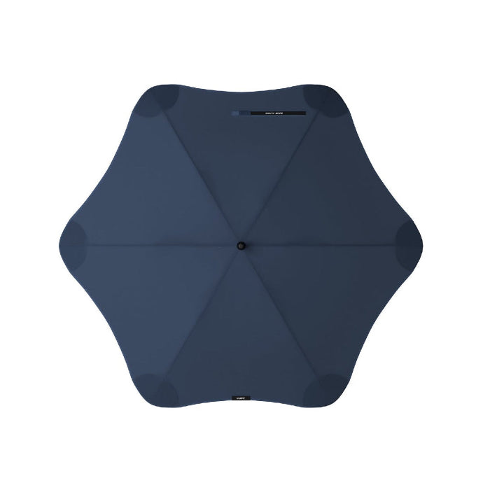 navy umbrella on a white background