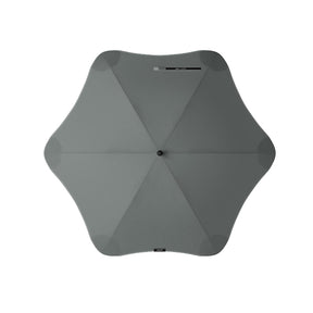 Charcoal umbrella on a white background