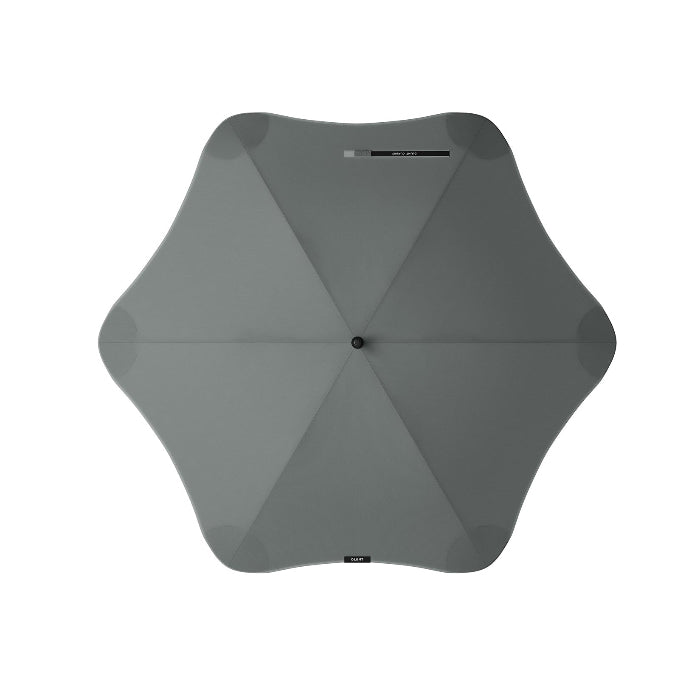 Charcoal umbrella on a white background