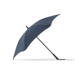 navy umbrella on a white background