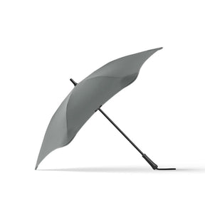 Charcoal umbrella on a white background