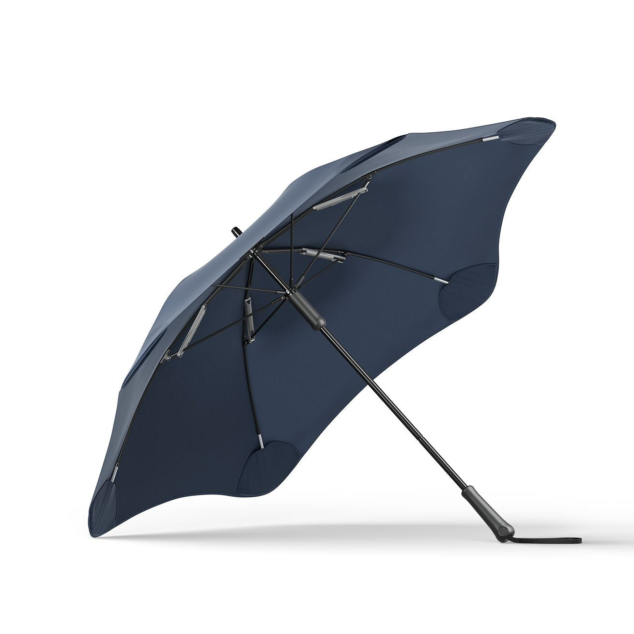 Midnight navy umbrella on a white background