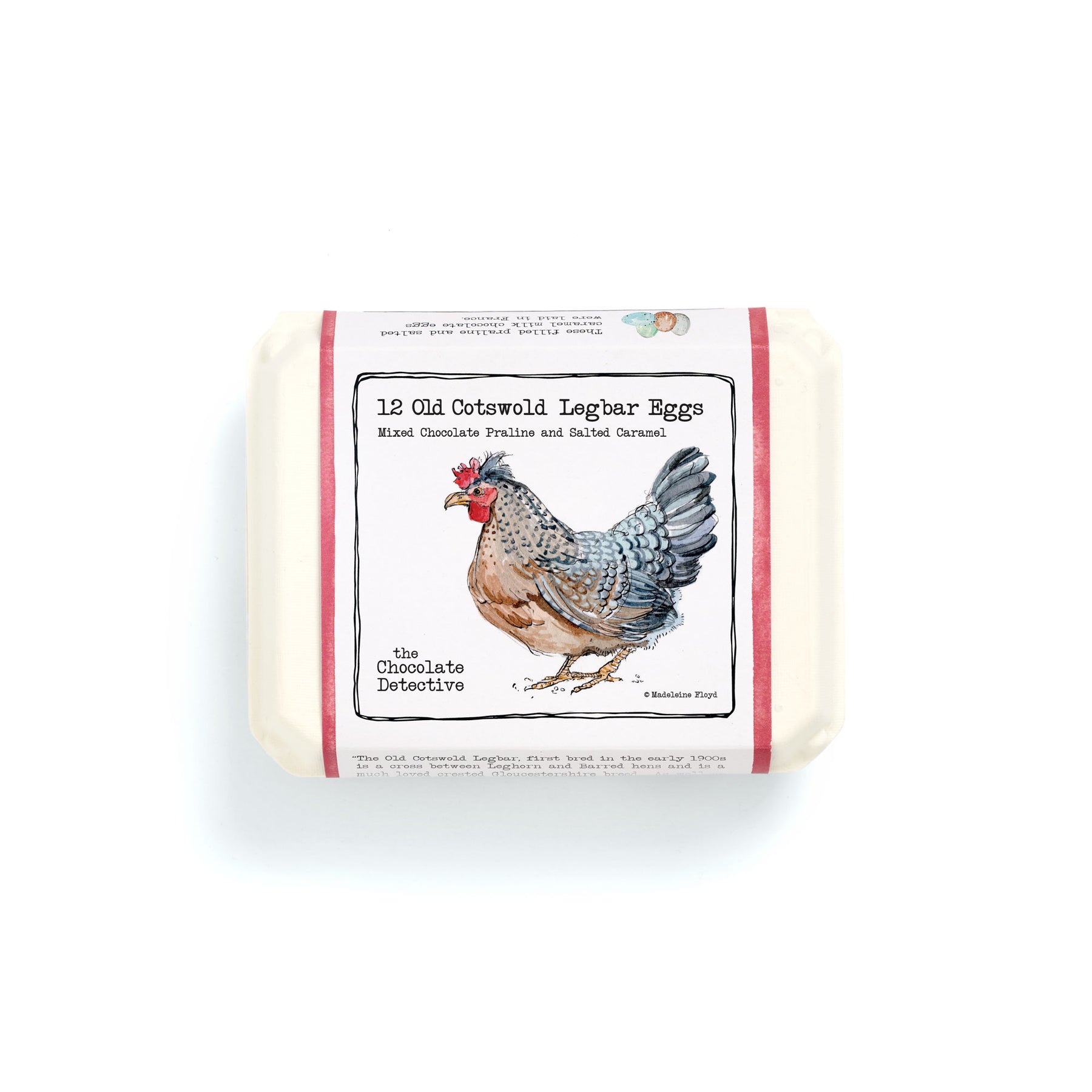 Old Cotswald Legbar Eggs with Assorted Praline and Caramel