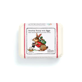 Country Bunny And Eggs with Assorted Praline and Caramel