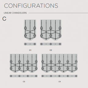 Indre Linear Chandelier C3