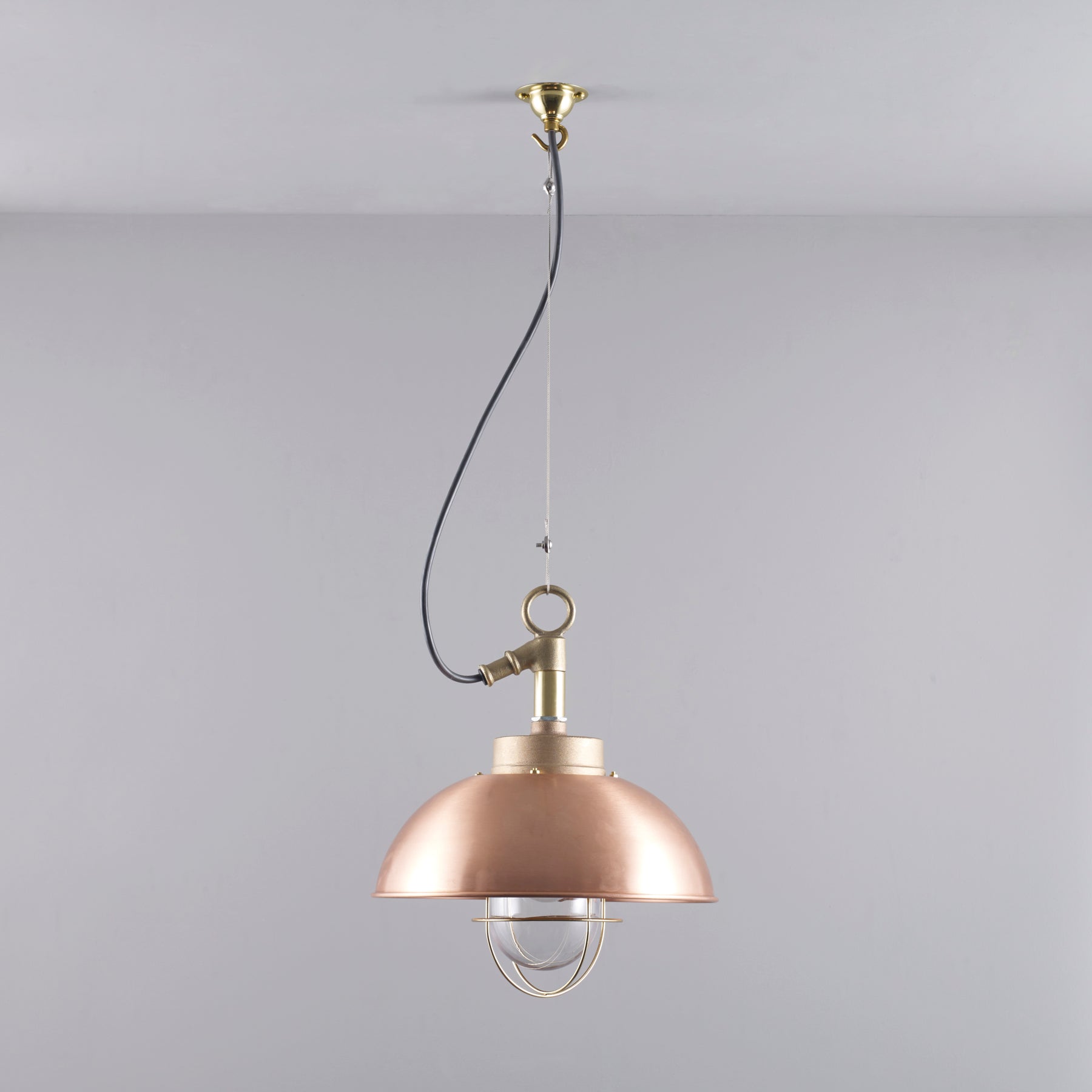 Original BTC, Shipyard Wall Pendant, Galvanised Frosted, Exterior,