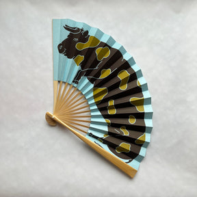 Ibasen, Japanese Zodiac Fan Ox, Fan, Jacques Averna,