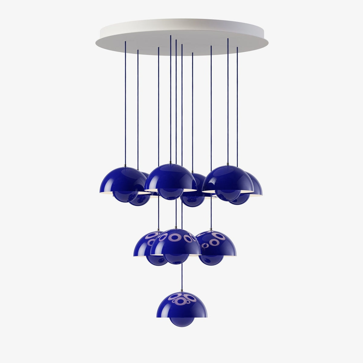 Flowerpot Chandelier VP10 - 10 pendants