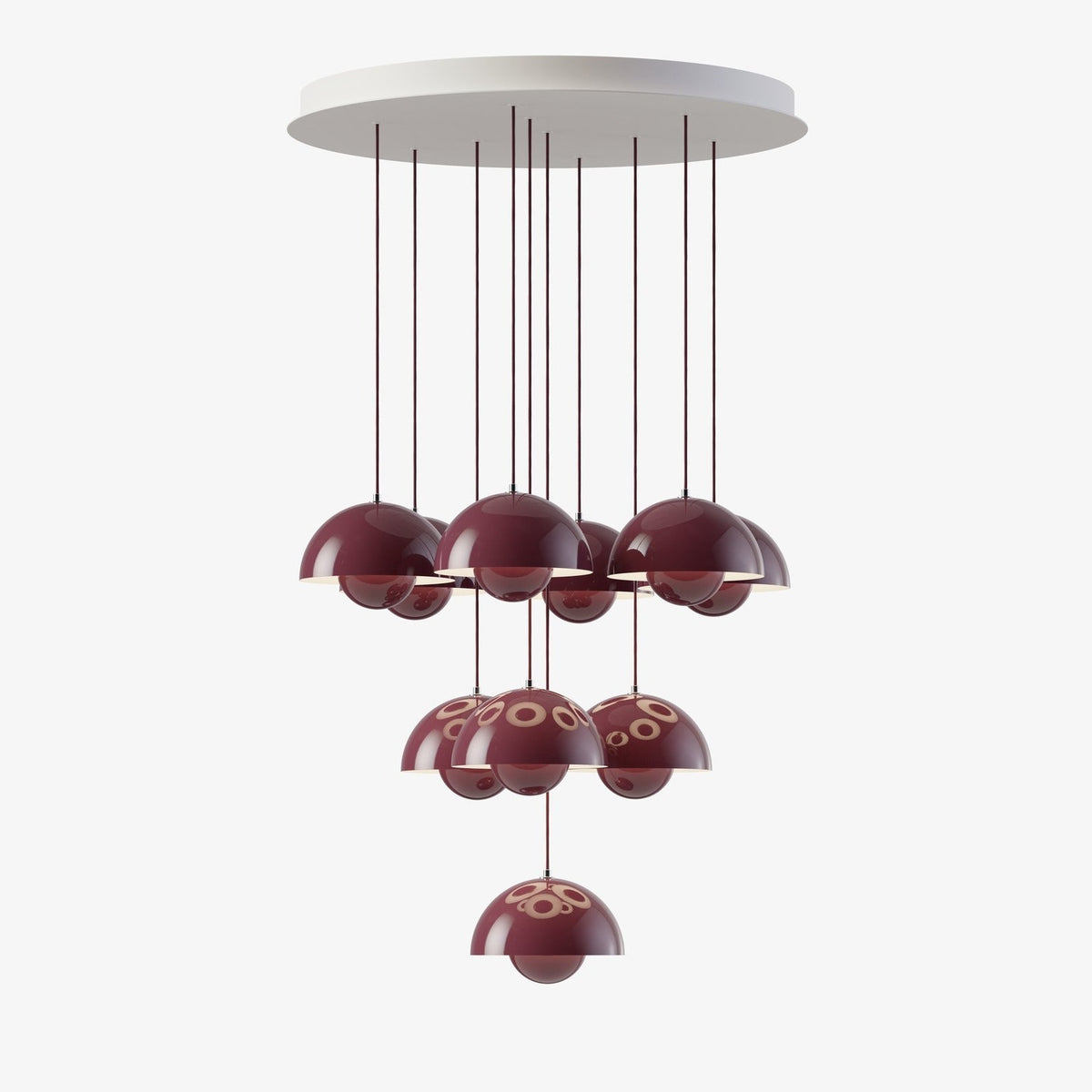 Flowerpot Chandelier VP10 - 10 pendants