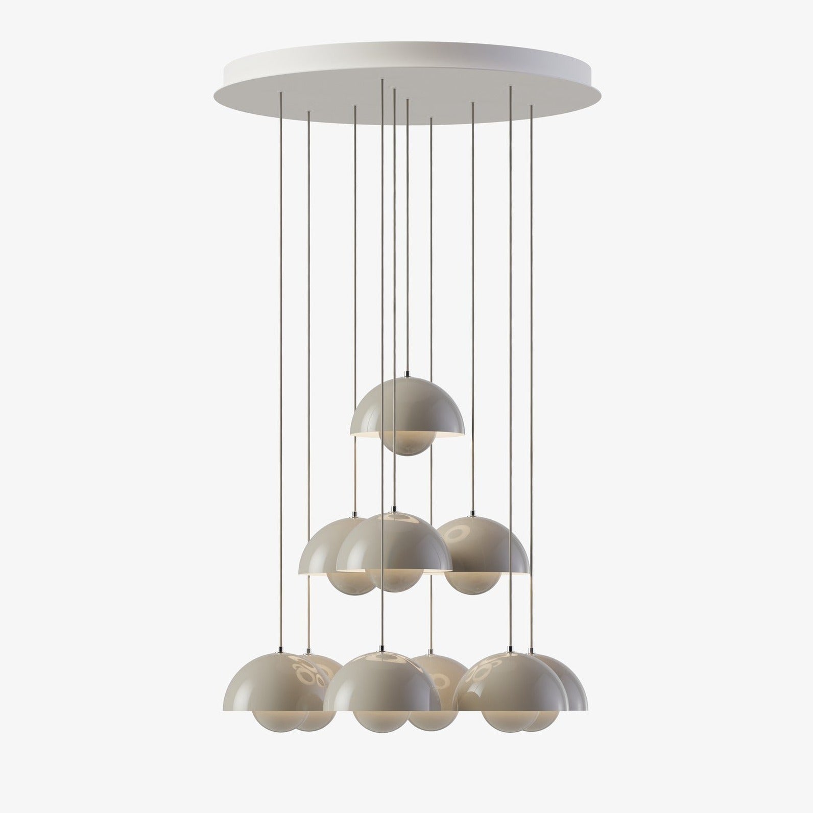 Flowerpot Chandelier VP10 - 10 pendants