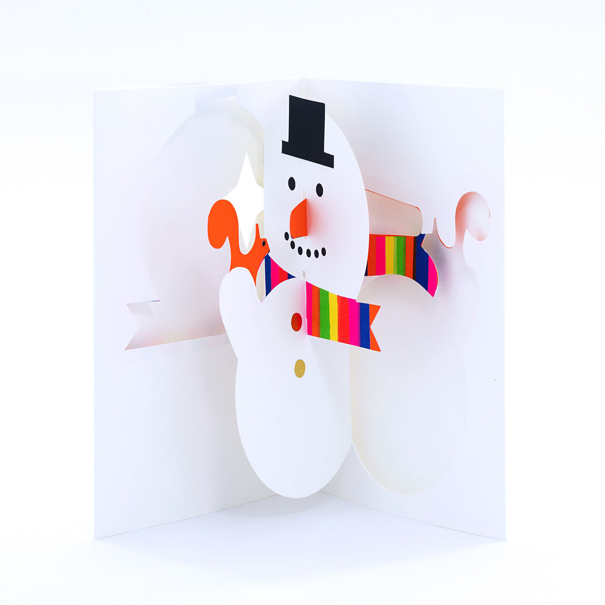 IC Design, Gérard Lo Monaco Snowman Pop Up Card, Notecard,