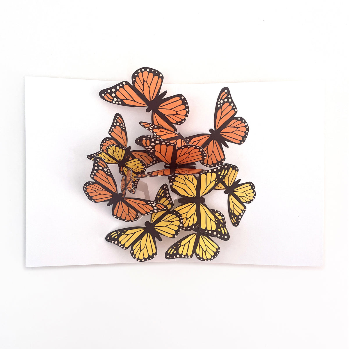 IC Design, Maike Biederstaedt Beautiful Butterflies Pop Up Card, Notecard,