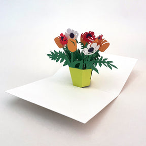 IC Design, Maike Biederstaedt Brilliant Bouquet Pop Up Card, Notecard,