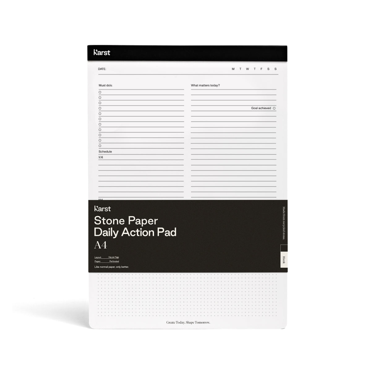 Karst  A4 Daily Action Pad