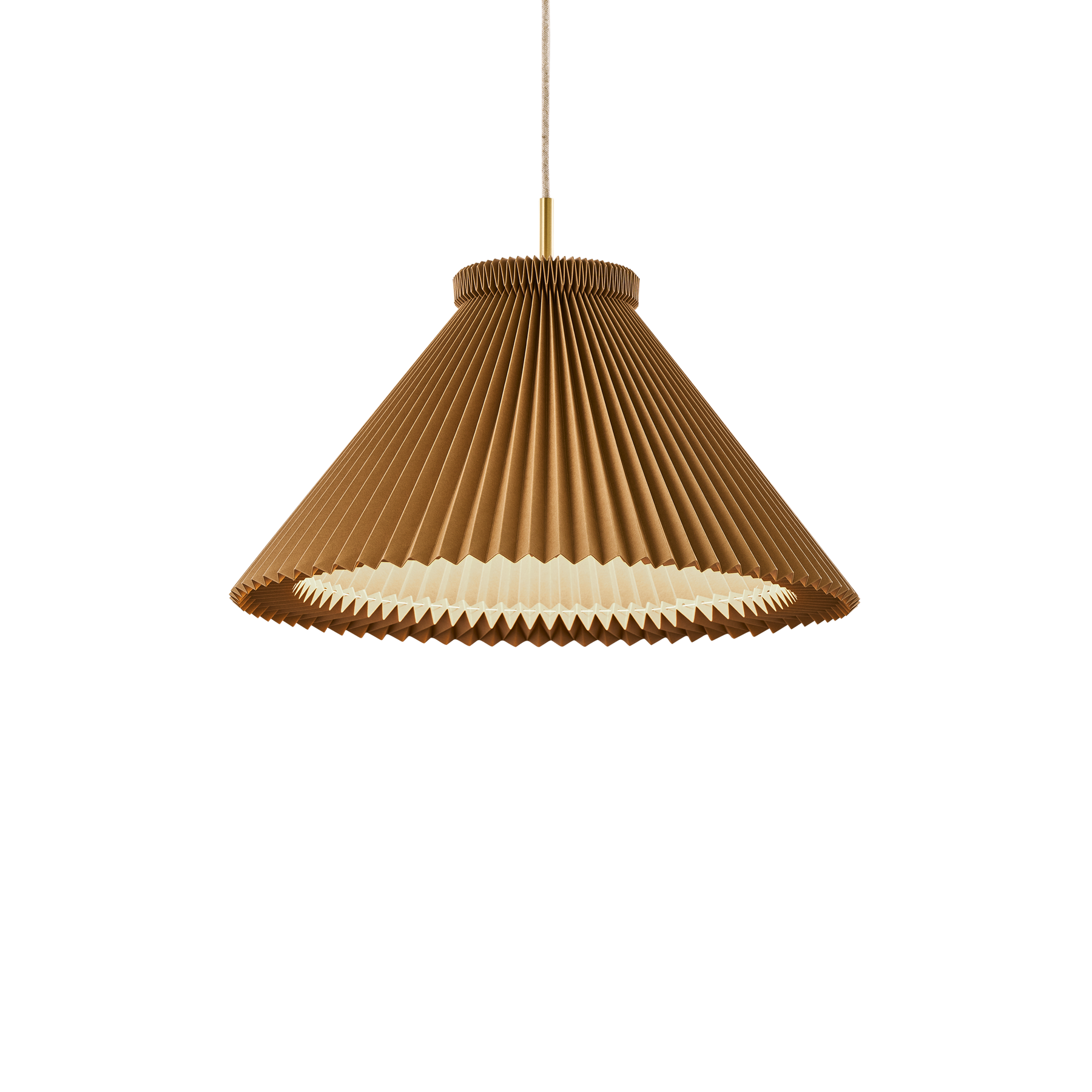 130 Pendant Lamp with Brass Fittings