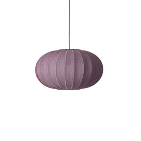 Made by Hand, Knit-Wit Oval Pendant Lamp 57, Pearl White, Pendant,