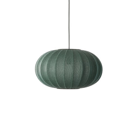 Made by Hand, Knit-Wit Oval Pendant Lamp 57, Tweed Green, Pendant,
