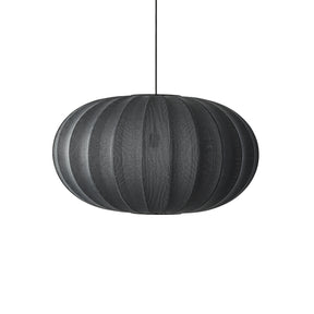 Made by Hand, Knit-Wit Oval Pendant Lamp 76, Blue Stone, Pendant, Iskos Berlin,