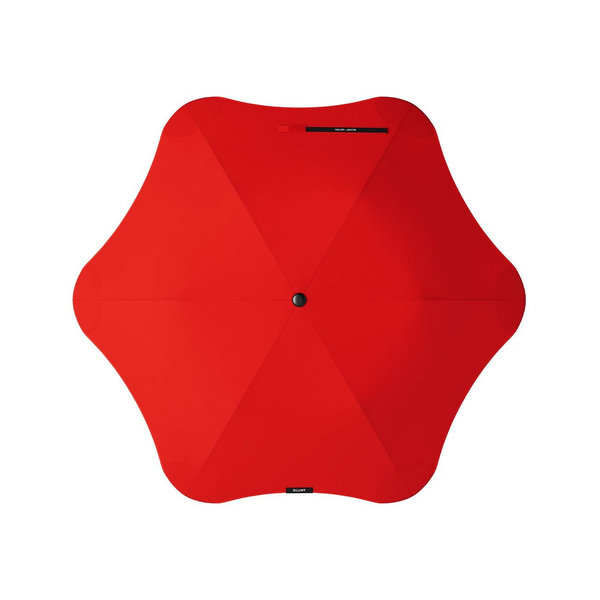 Red umbrella on a white background