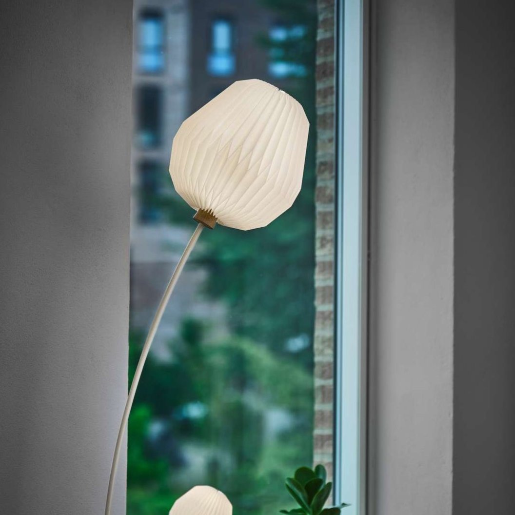 Le Klint, Bouquet Floor Lamp Light Oak Cream White, Floor,