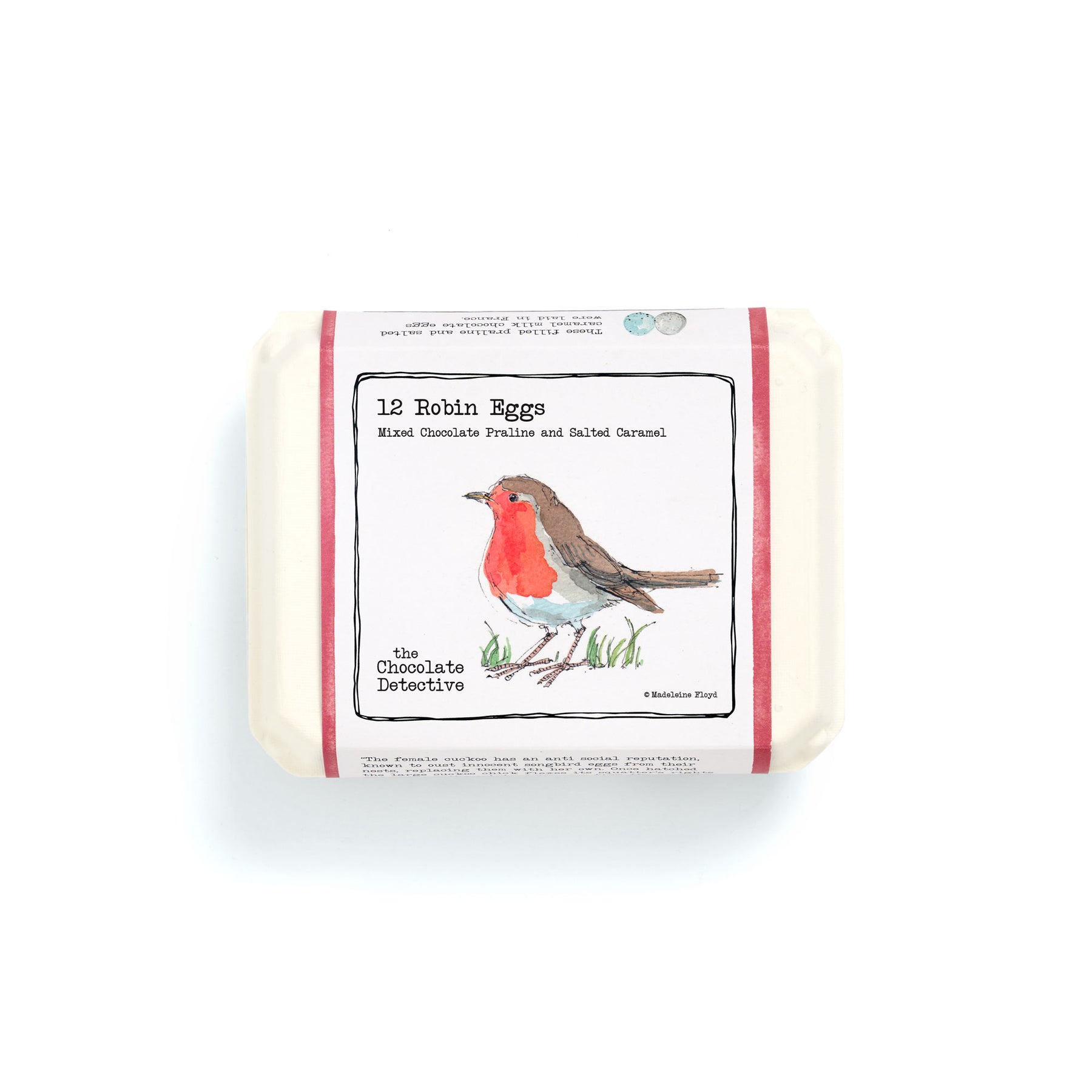 Christmas Robin Dove with Assorted Praline and Caramel