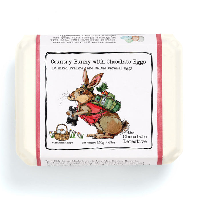 Country Bunny And Eggs with Assorted Praline and Caramel