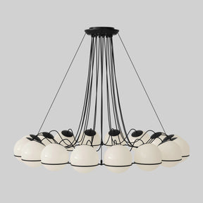 Astep, Model 2109-16-20, Black, Pendant, Gino Sarfatti,