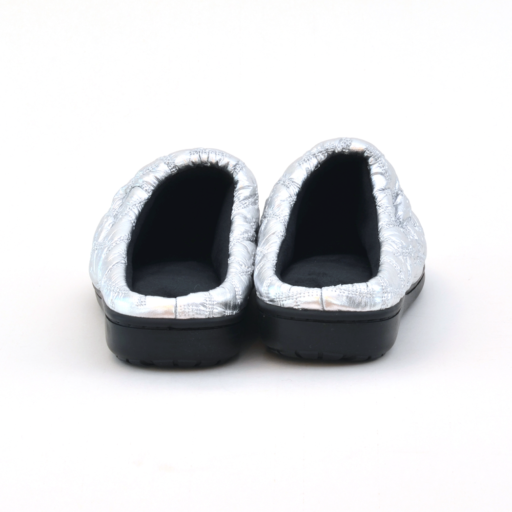 SUBU, Fall & Winter Concept Slippers Bumpy Silver, Size, 2, Slippers,